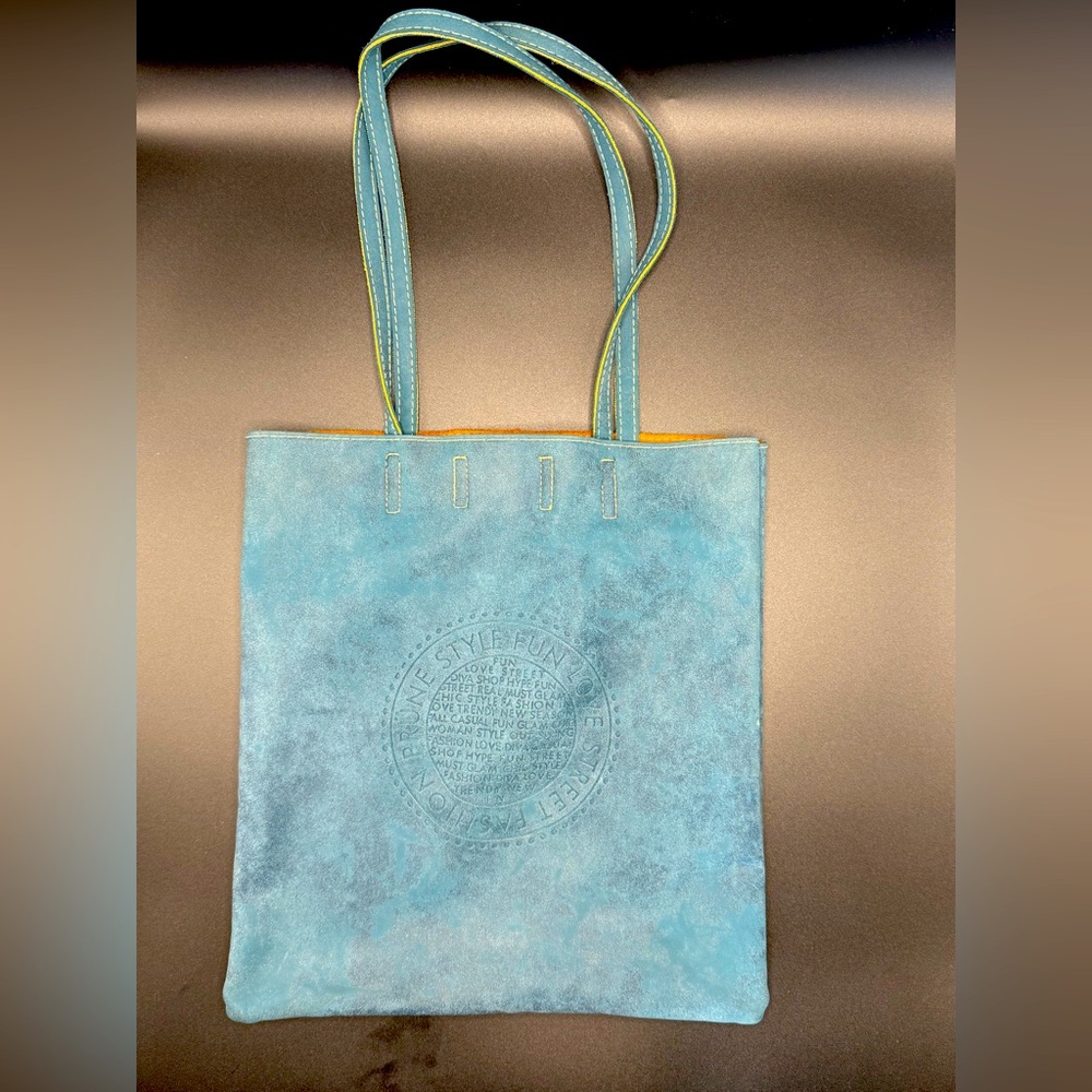 Stylish Prune Blue Tote Bag